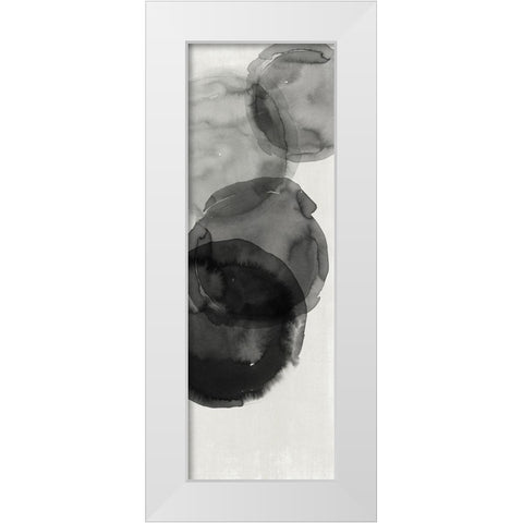 Transparent Ink I  White Modern Wood Framed Art Print by Reeves, Tom