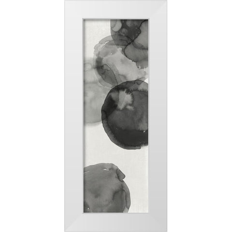 Transparent Ink II  White Modern Wood Framed Art Print by Reeves, Tom