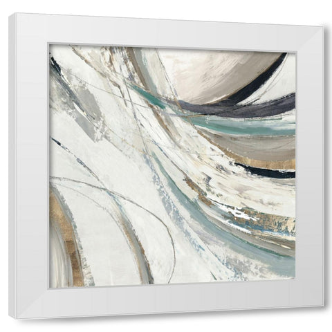 Transcendent Visions I White Modern Wood Framed Art Print by Reeves, Tom