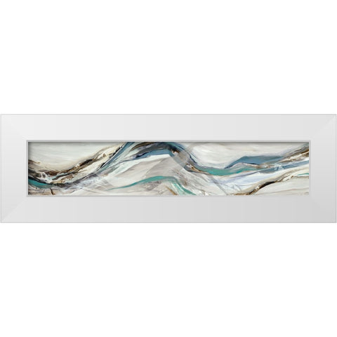 Infinite Impressions I White Modern Wood Framed Art Print by Reeves, Tom