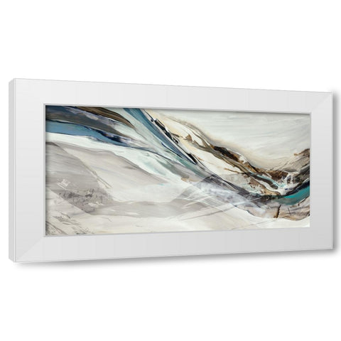 Infinite Impressions II White Modern Wood Framed Art Print by Reeves, Tom