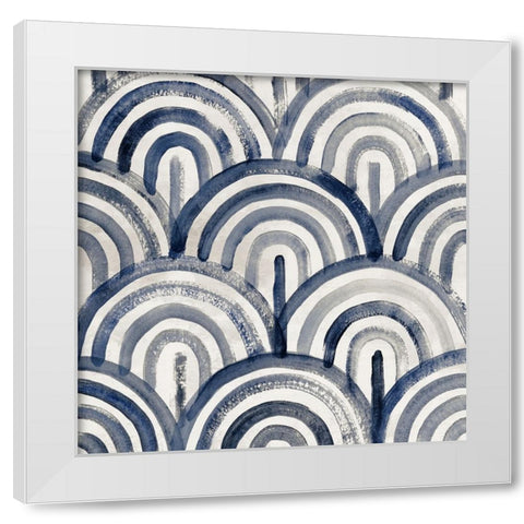 Electric Dreams I White Modern Wood Framed Art Print by Reeves, Tom