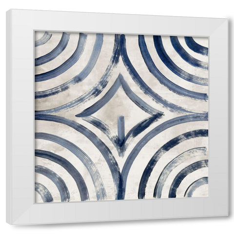 Electric Dreams II White Modern Wood Framed Art Print by Reeves, Tom
