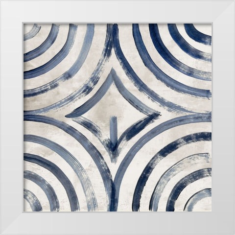 Electric Dreams II White Modern Wood Framed Art Print by Reeves, Tom