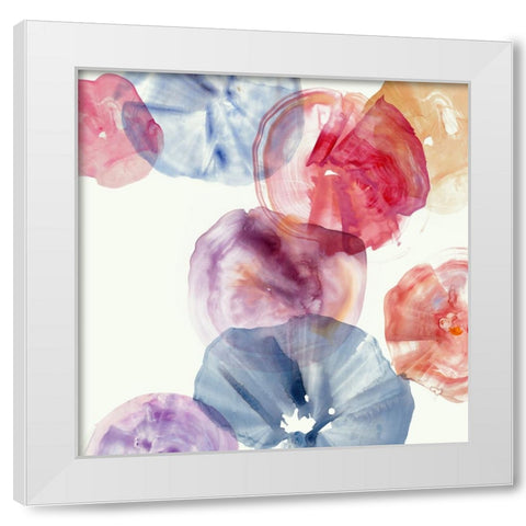 Expanding Universe I White Modern Wood Framed Art Print by Reeves, Tom