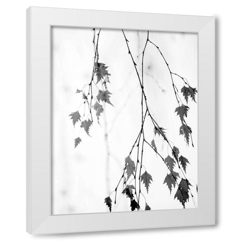 Subtle White Modern Wood Framed Art Print by Cozart, Rebecca