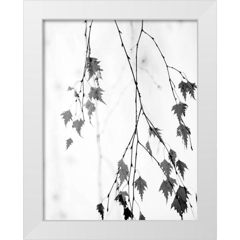 Subtle White Modern Wood Framed Art Print by Cozart, Rebecca
