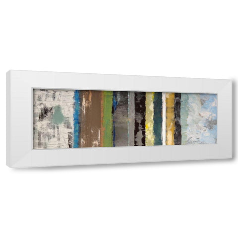 Lines of Distinction III White Modern Wood Framed Art Print by Plamer, Ruth