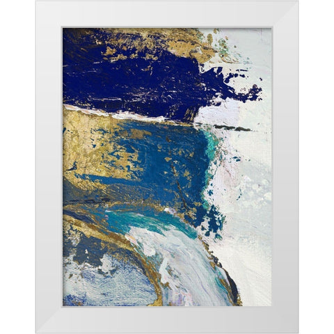 Riviera II White Modern Wood Framed Art Print by Palmer, Ruth