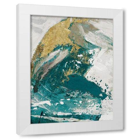 Riviera IV White Modern Wood Framed Art Print by Palmer, Ruth
