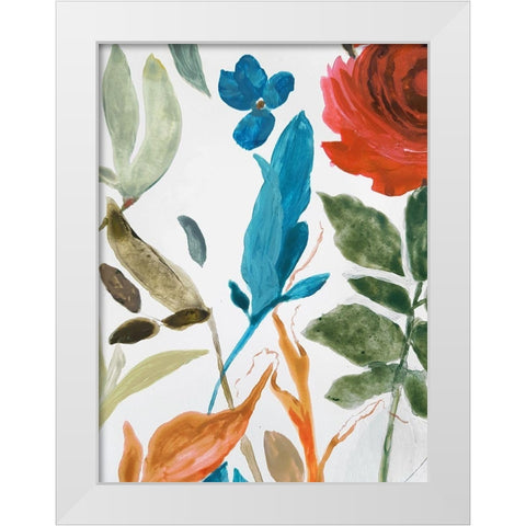 My Inspiration II White Modern Wood Framed Art Print by Palmer, Ruth
