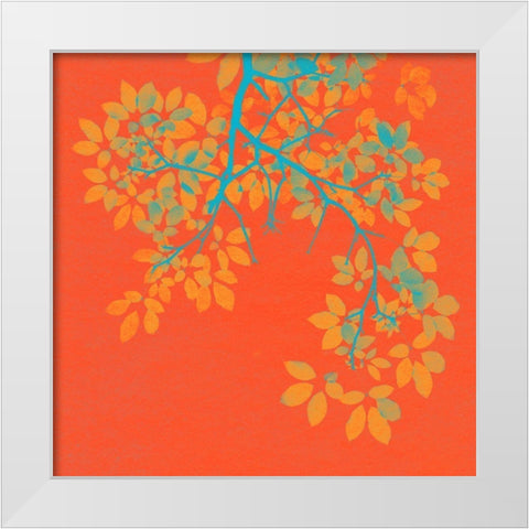 Shire II White Modern Wood Framed Art Print by Mountain, Ricki