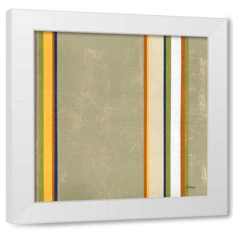Equinox I White Modern Wood Framed Art Print by Linza