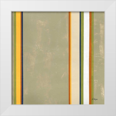 Equinox I White Modern Wood Framed Art Print by Linza
