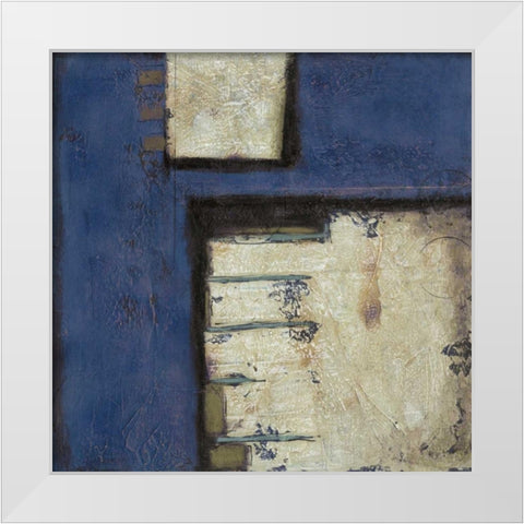 Conspiracy Theory I White Modern Wood Framed Art Print by Osborne, Susan