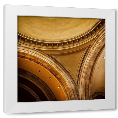 Museum II White Modern Wood Framed Art Print by Schenck, Robert