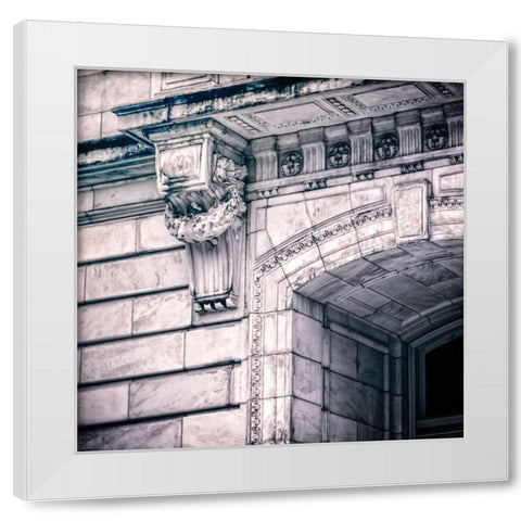 Power I White Modern Wood Framed Art Print by Schenck, Robert