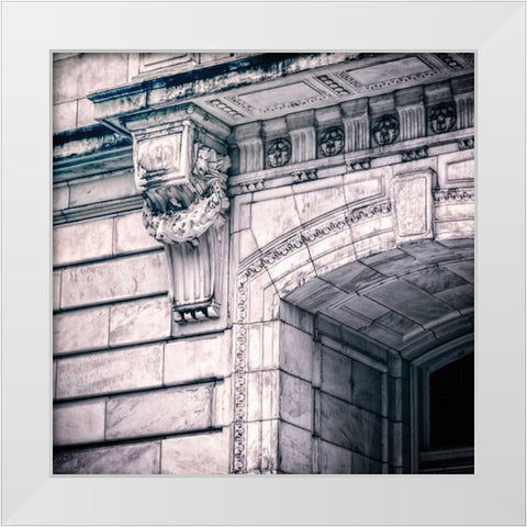 Power I White Modern Wood Framed Art Print by Schenck, Robert