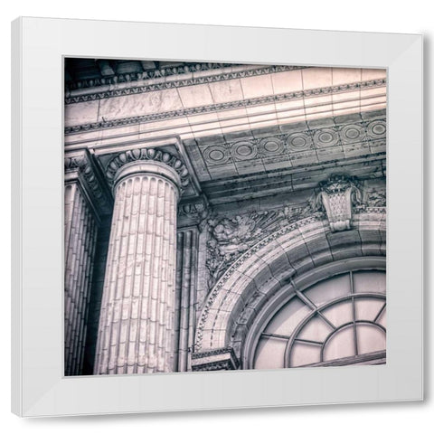 Power II White Modern Wood Framed Art Print by Schenck, Robert