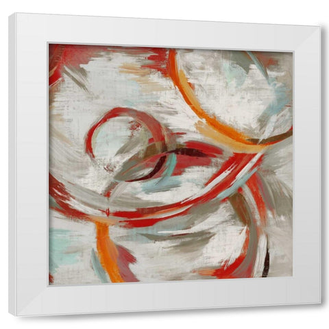 Momentum II White Modern Wood Framed Art Print by Selkirk, Edward
