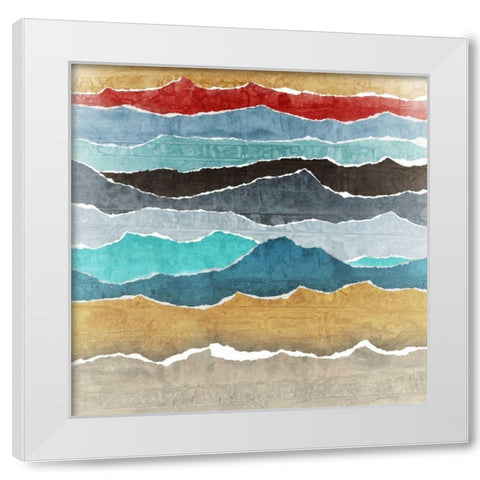 Torn II White Modern Wood Framed Art Print by Selkirk, Edward