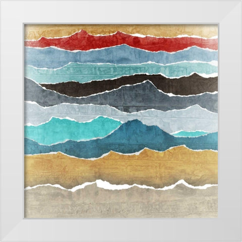Torn II White Modern Wood Framed Art Print by Selkirk, Edward