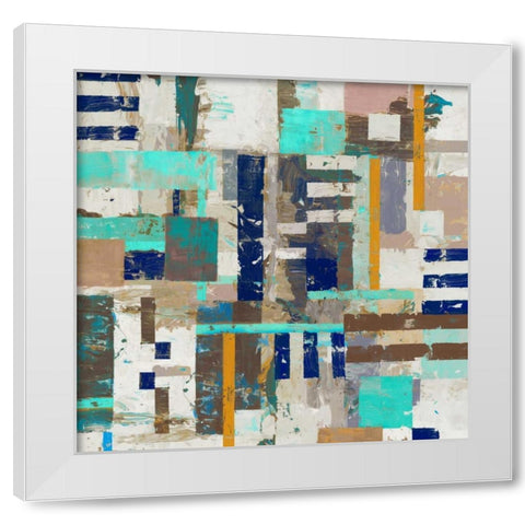Acres I White Modern Wood Framed Art Print by Selkirk, Edward