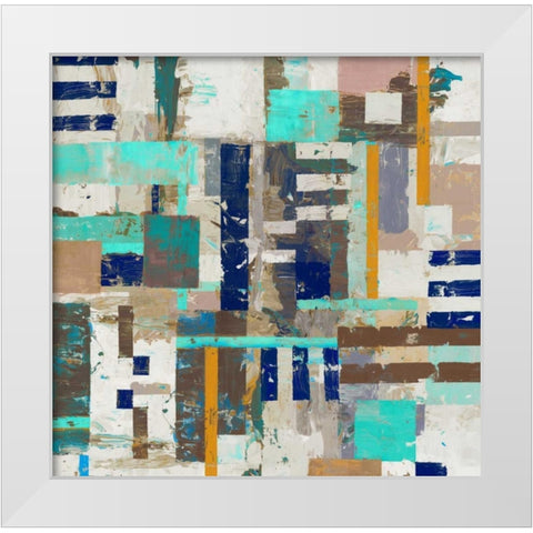 Acres I White Modern Wood Framed Art Print by Selkirk, Edward