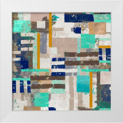 Acres II White Modern Wood Framed Art Print by Selkirk, Edward