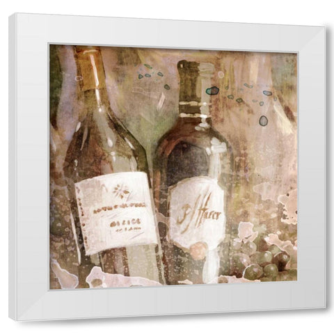 Wedding Wine I White Modern Wood Framed Art Print by Selkirk, Edward