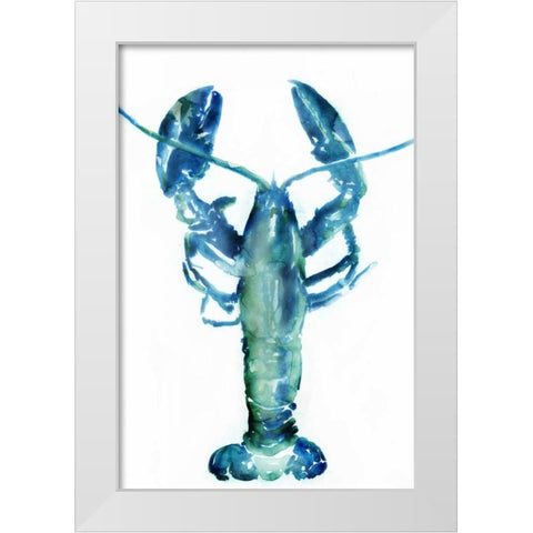 Lobster White Modern Wood Framed Art Print by Selkirk, Edward