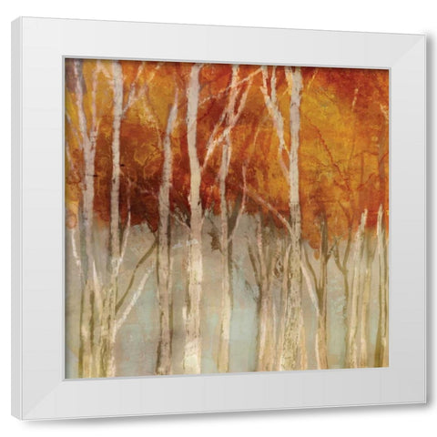 Belgium Forest I White Modern Wood Framed Art Print by Selkirk, Edward