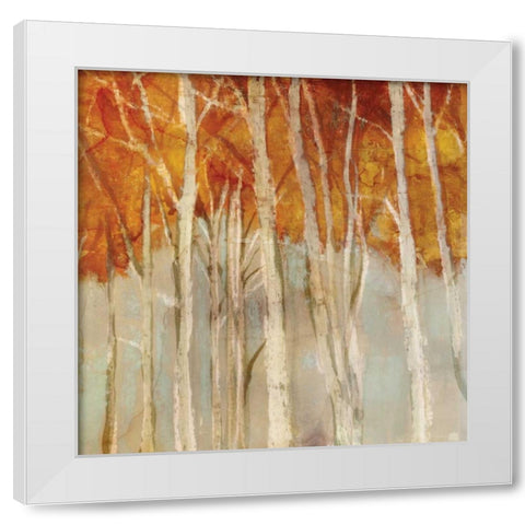 Belgium Forest II White Modern Wood Framed Art Print by Selkirk, Edward