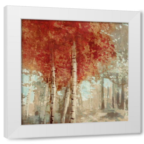Frontier I White Modern Wood Framed Art Print by Selkirk, Edward