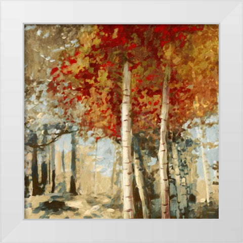 Frontier II White Modern Wood Framed Art Print by Selkirk, Edward