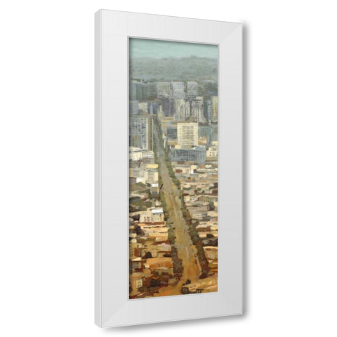 San Fran Cityscape II White Modern Wood Framed Art Print by Selkirk, Edward
