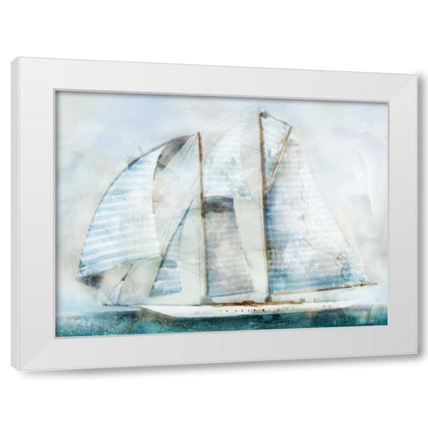 Pastel Hues I White Modern Wood Framed Art Print by Selkirk, Edward