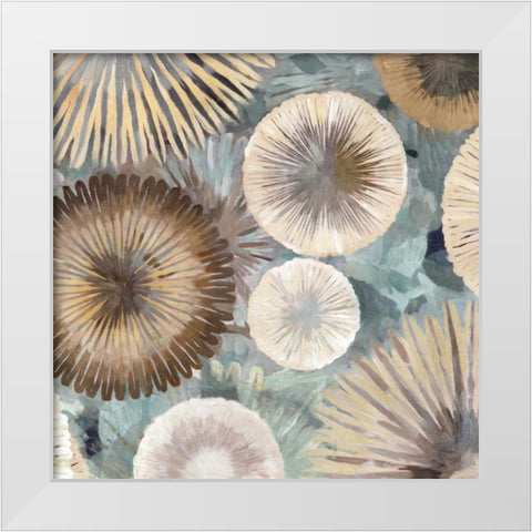 Spudnik II White Modern Wood Framed Art Print by Selkirk, Edward