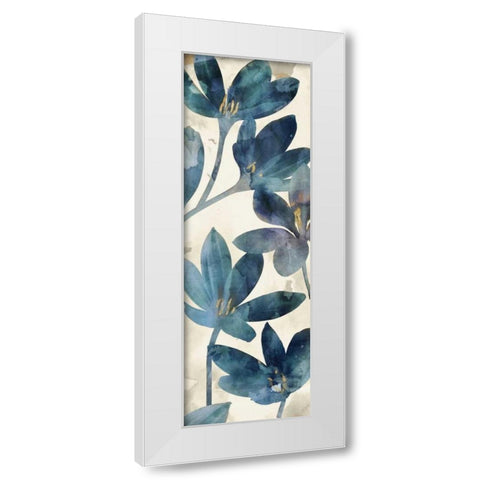 Indigo Veranda II White Modern Wood Framed Art Print by Selkirk, Edward