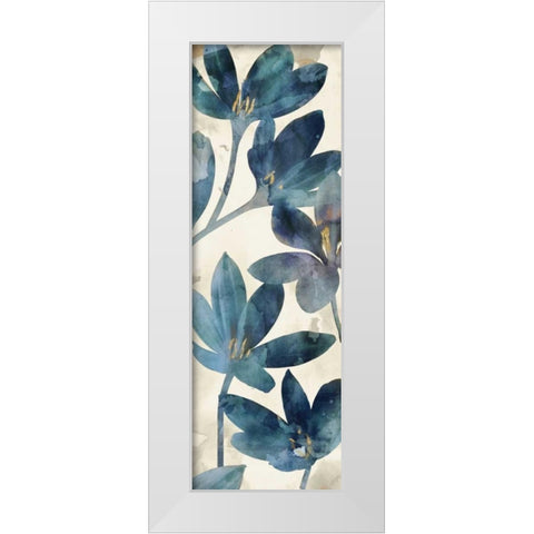 Indigo Veranda II White Modern Wood Framed Art Print by Selkirk, Edward