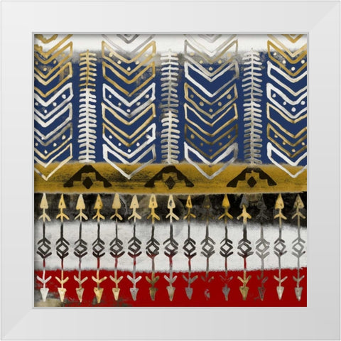 Mezzomatters II White Modern Wood Framed Art Print by Selkirk, Edward