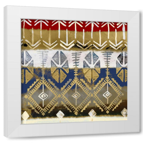 Mezzomatters III White Modern Wood Framed Art Print by Selkirk, Edward