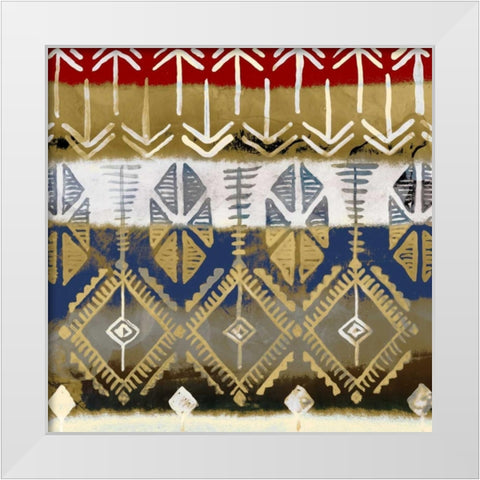 Mezzomatters III White Modern Wood Framed Art Print by Selkirk, Edward