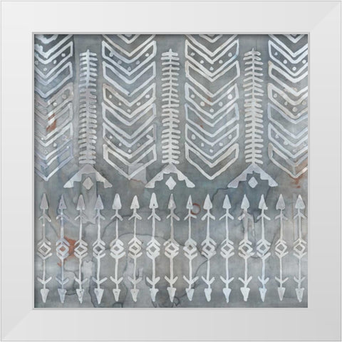 Mezzo Brown II White Modern Wood Framed Art Print by Selkirk, Edward