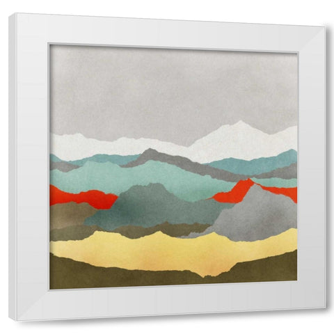 Vast Plains I White Modern Wood Framed Art Print by Selkirk, Edward