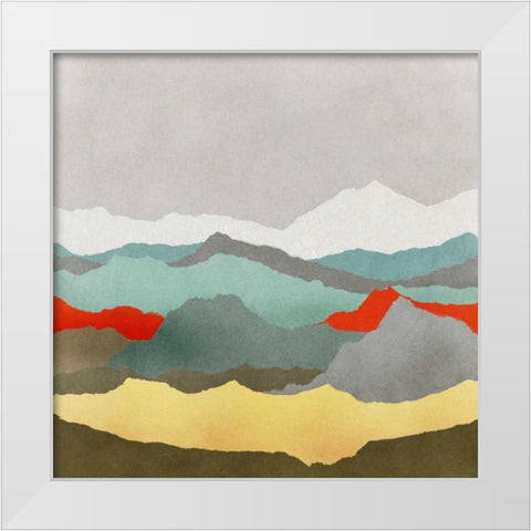 Vast Plains I White Modern Wood Framed Art Print by Selkirk, Edward