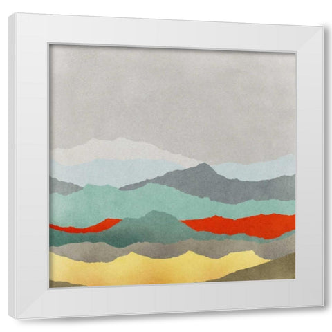 Vast Plains II White Modern Wood Framed Art Print by Selkirk, Edward