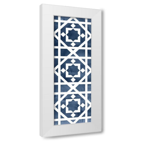 Geocities I  White Modern Wood Framed Art Print by Selkirk, Edward