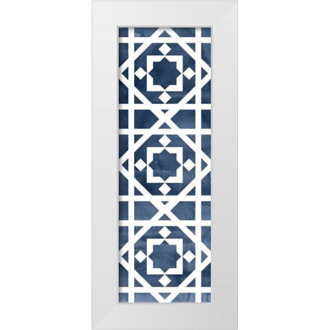 Geocities I  White Modern Wood Framed Art Print by Selkirk, Edward