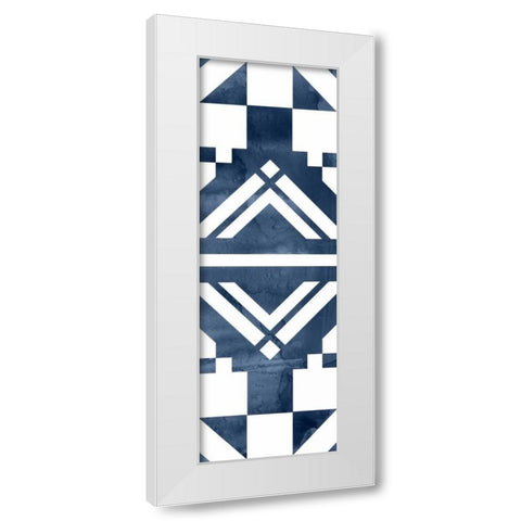 Geocities III White Modern Wood Framed Art Print by Selkirk, Edward